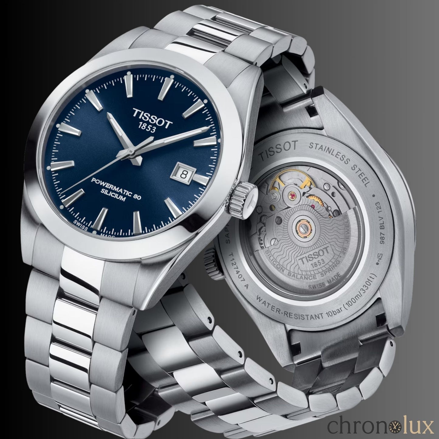 TISSOT GENTLEMAN POWERMATIC - BLUE