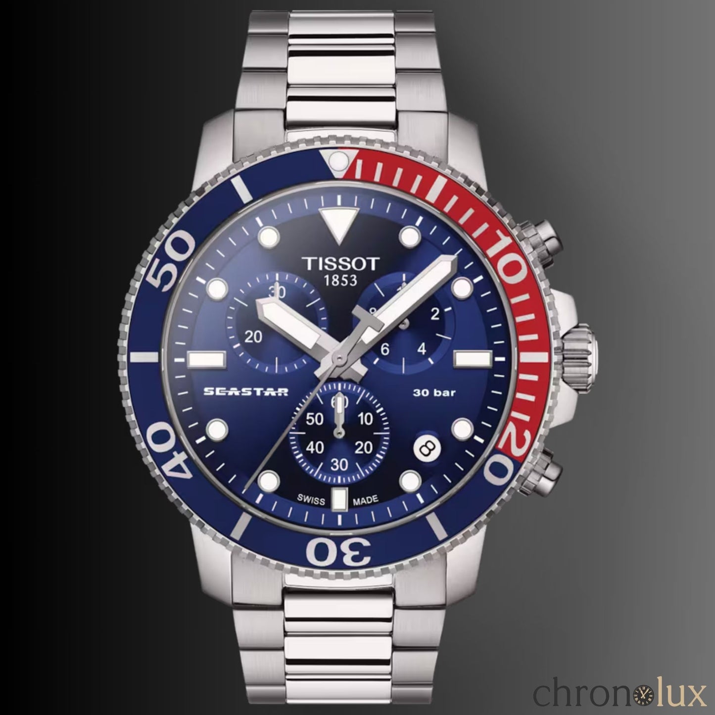 TISSOT SEASTAR PEPSI - BLUE