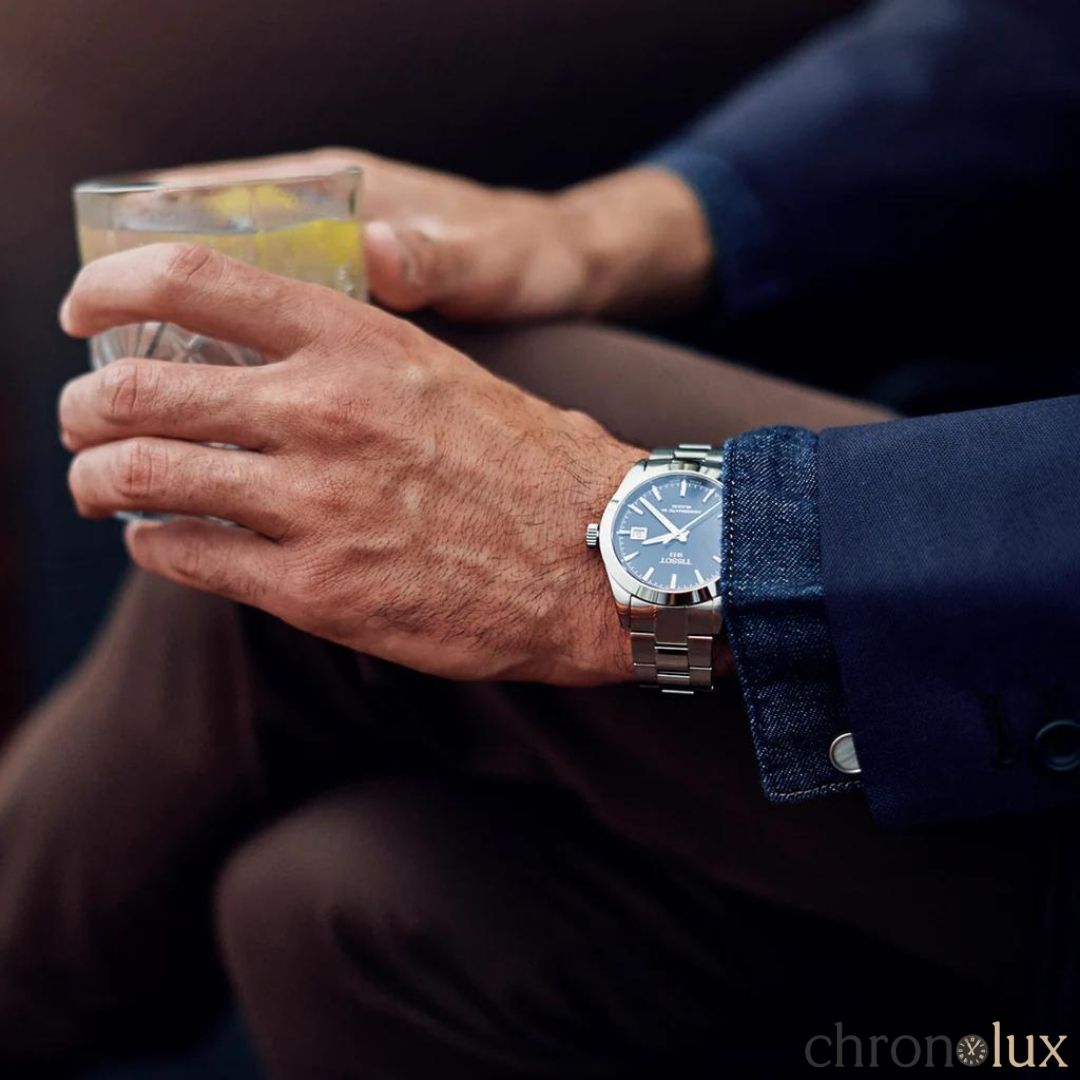 TISSOT GENTLEMAN POWERMATIC - BLUE