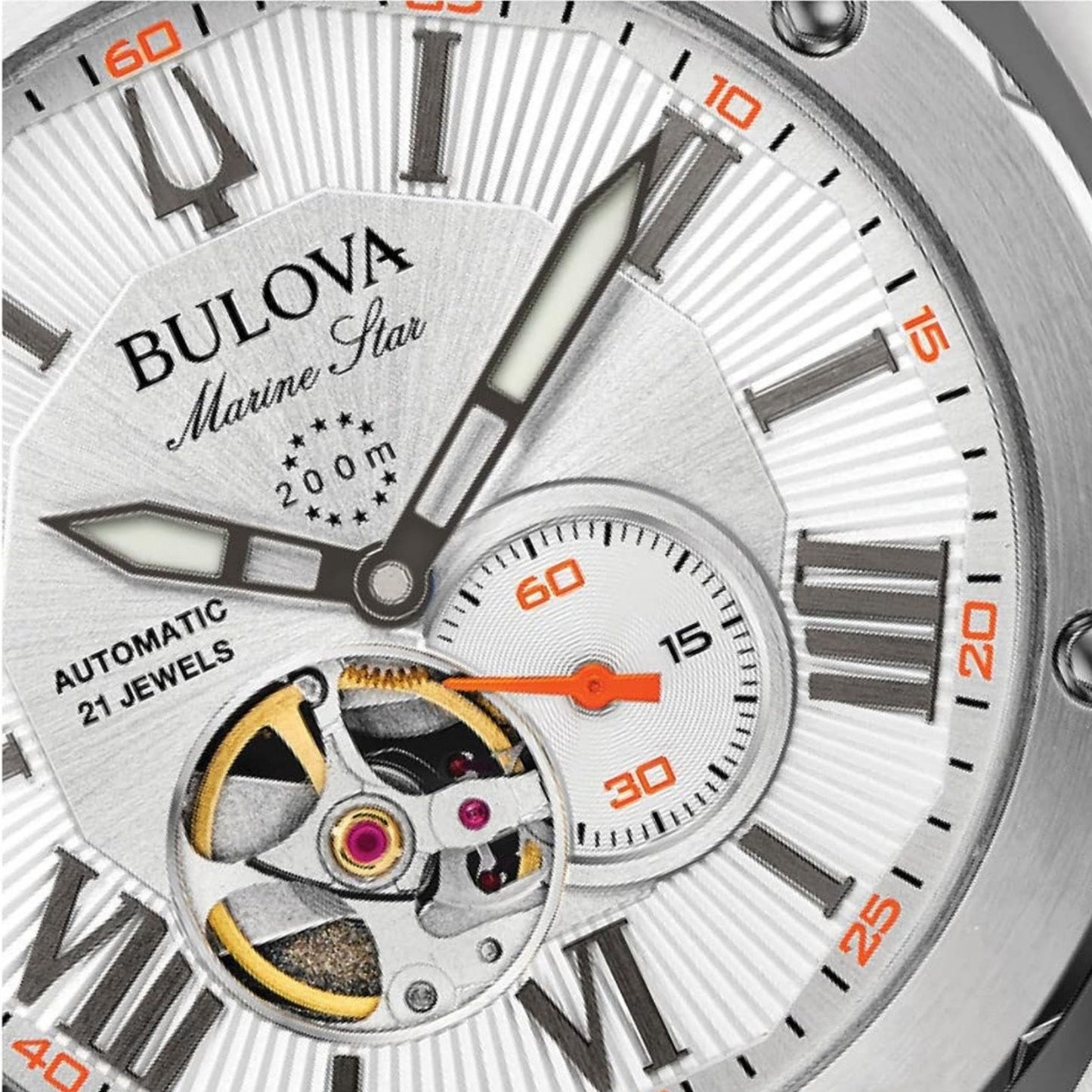 BULOVA MARINE STAR 'SERIES A' - ORANGE