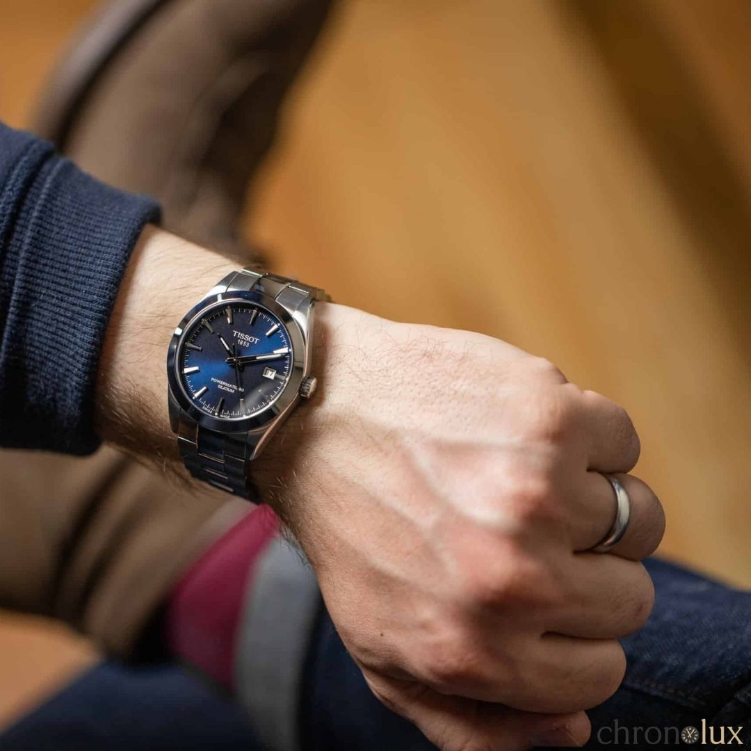TISSOT GENTLEMAN POWERMATIC - BLUE