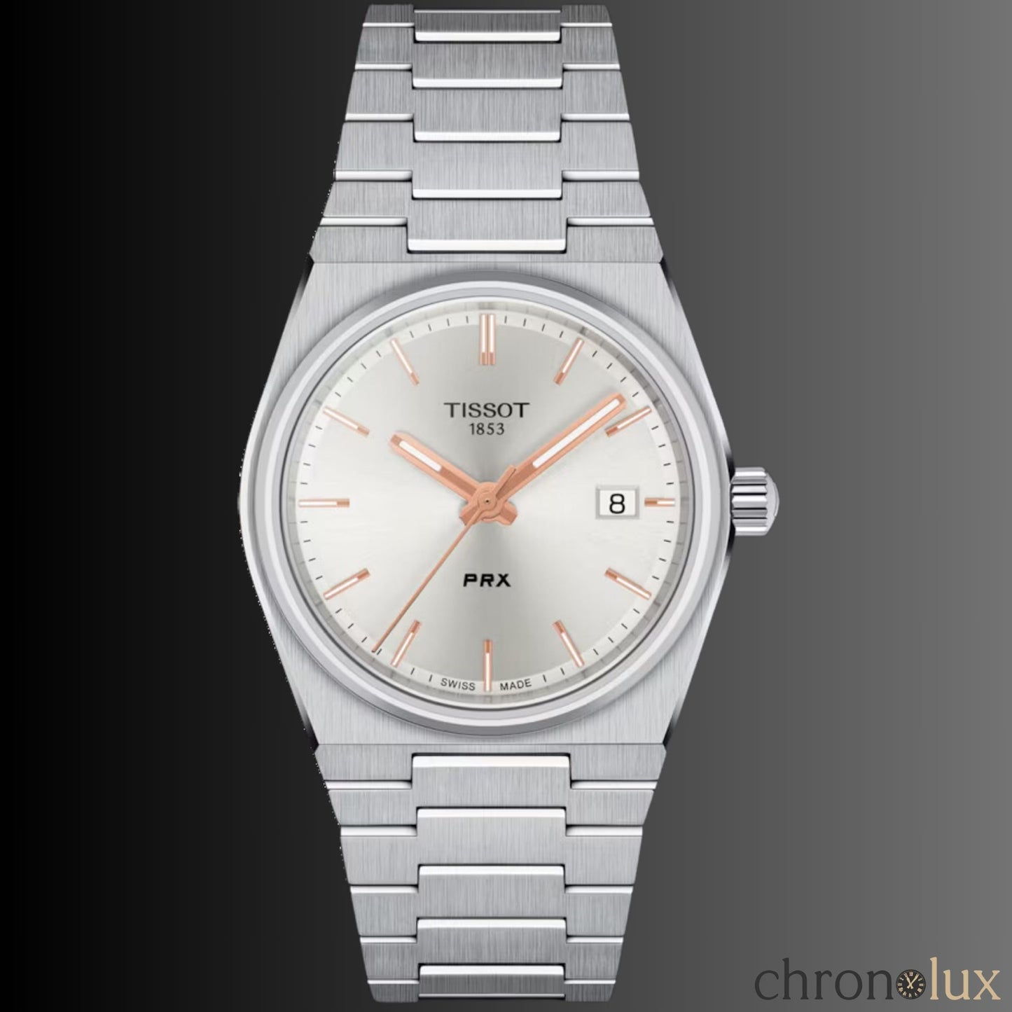 TISSOT PRX 35MM - WHITE/ GOLD