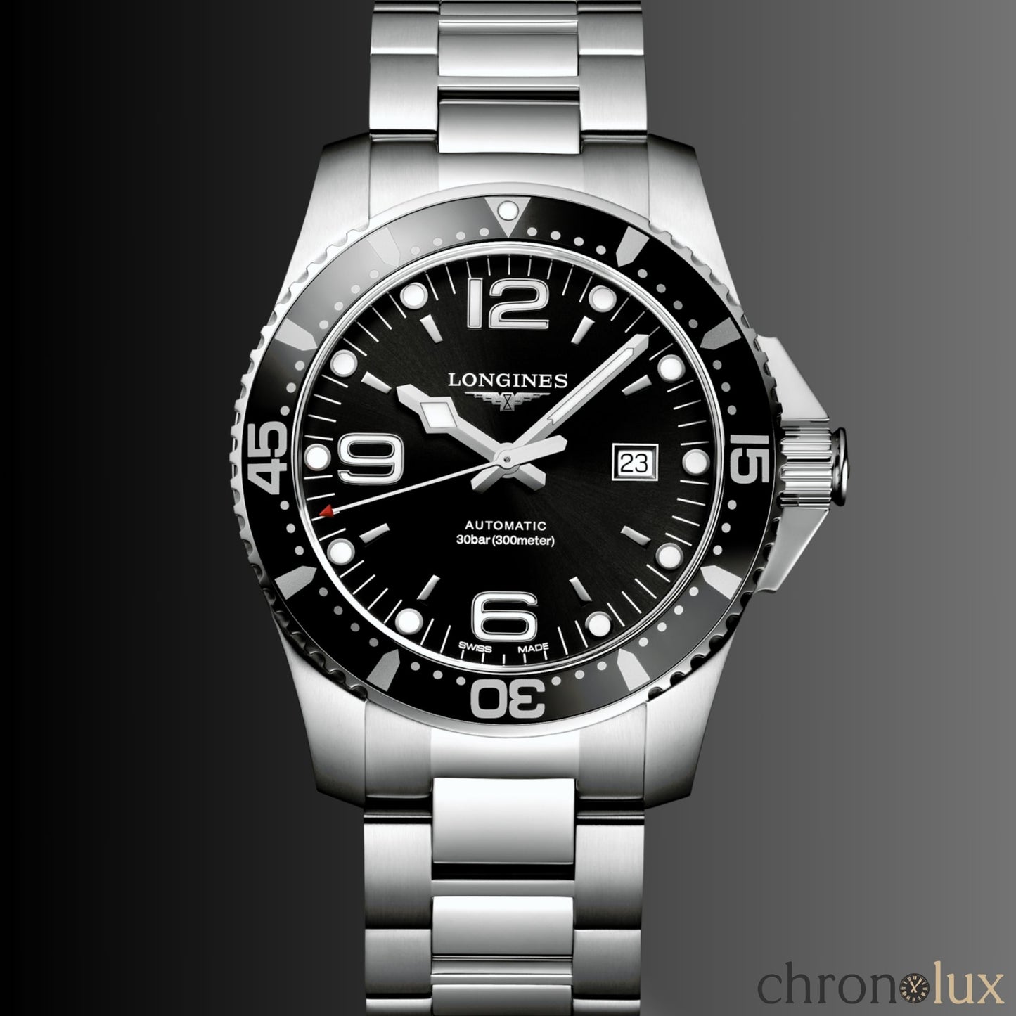 LONGINES HYDROCONQUEST BLACK - 44MM