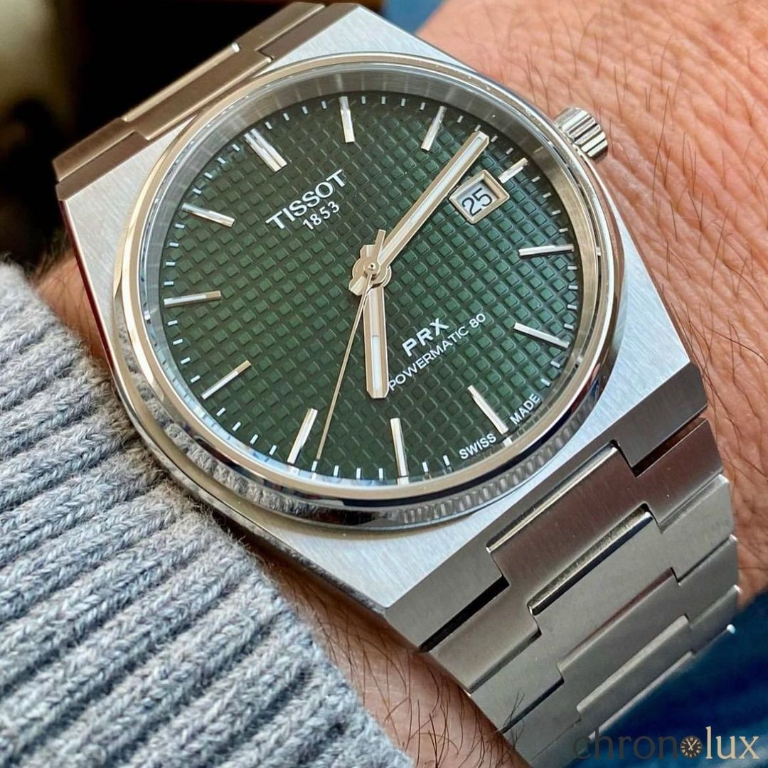 TISSOT PRX POWERMATIC 40MM - GREEN