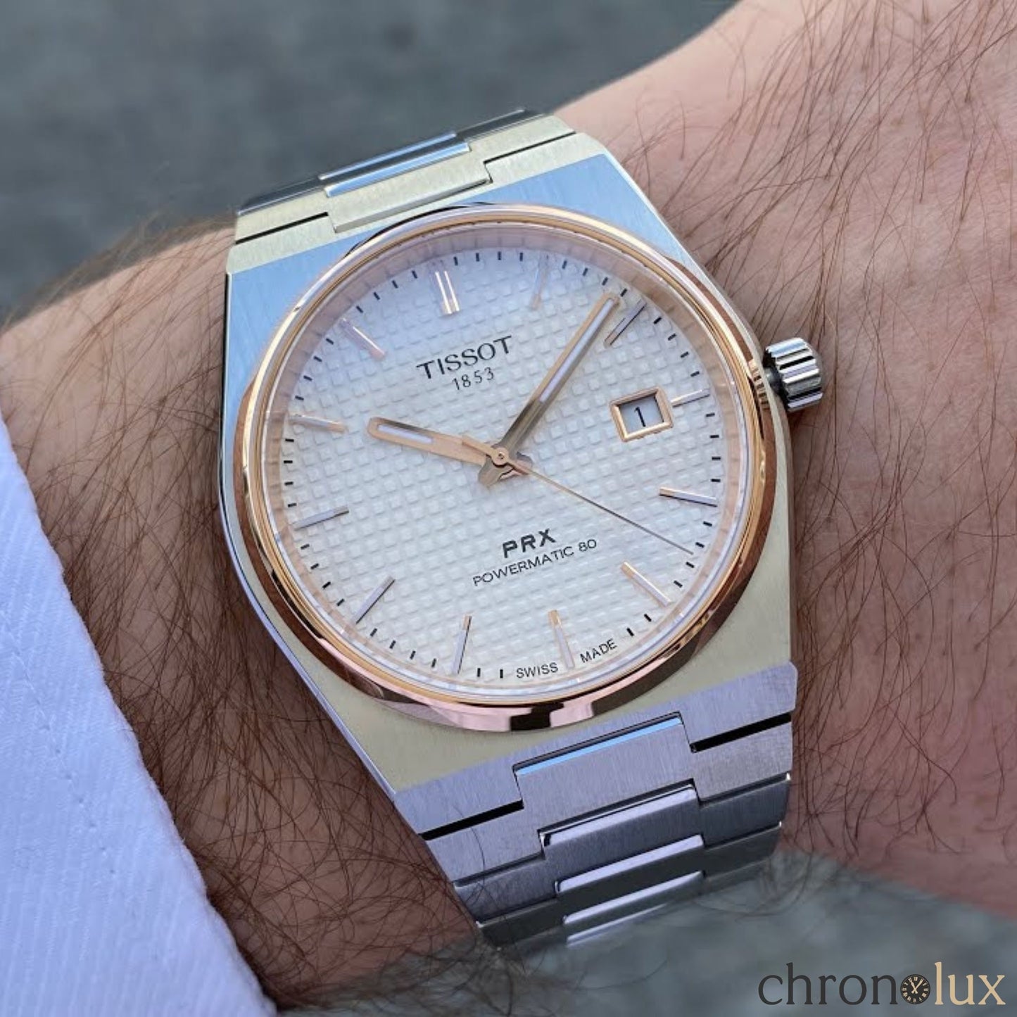 TISSOT PRX POWERMATIC 40MM - WHITE