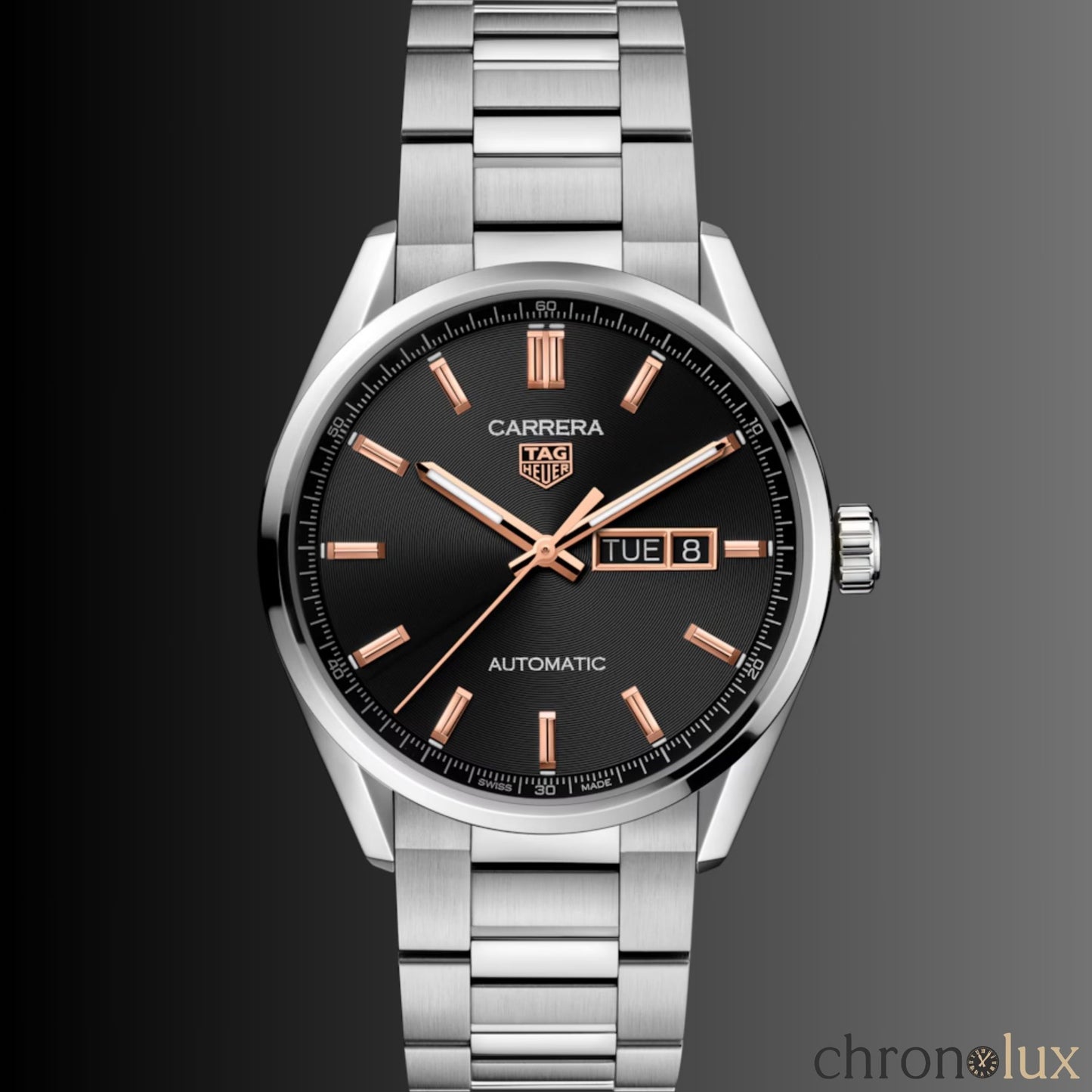 TAG HEUER CARRERA DAY DATE - BLACK/GOLD